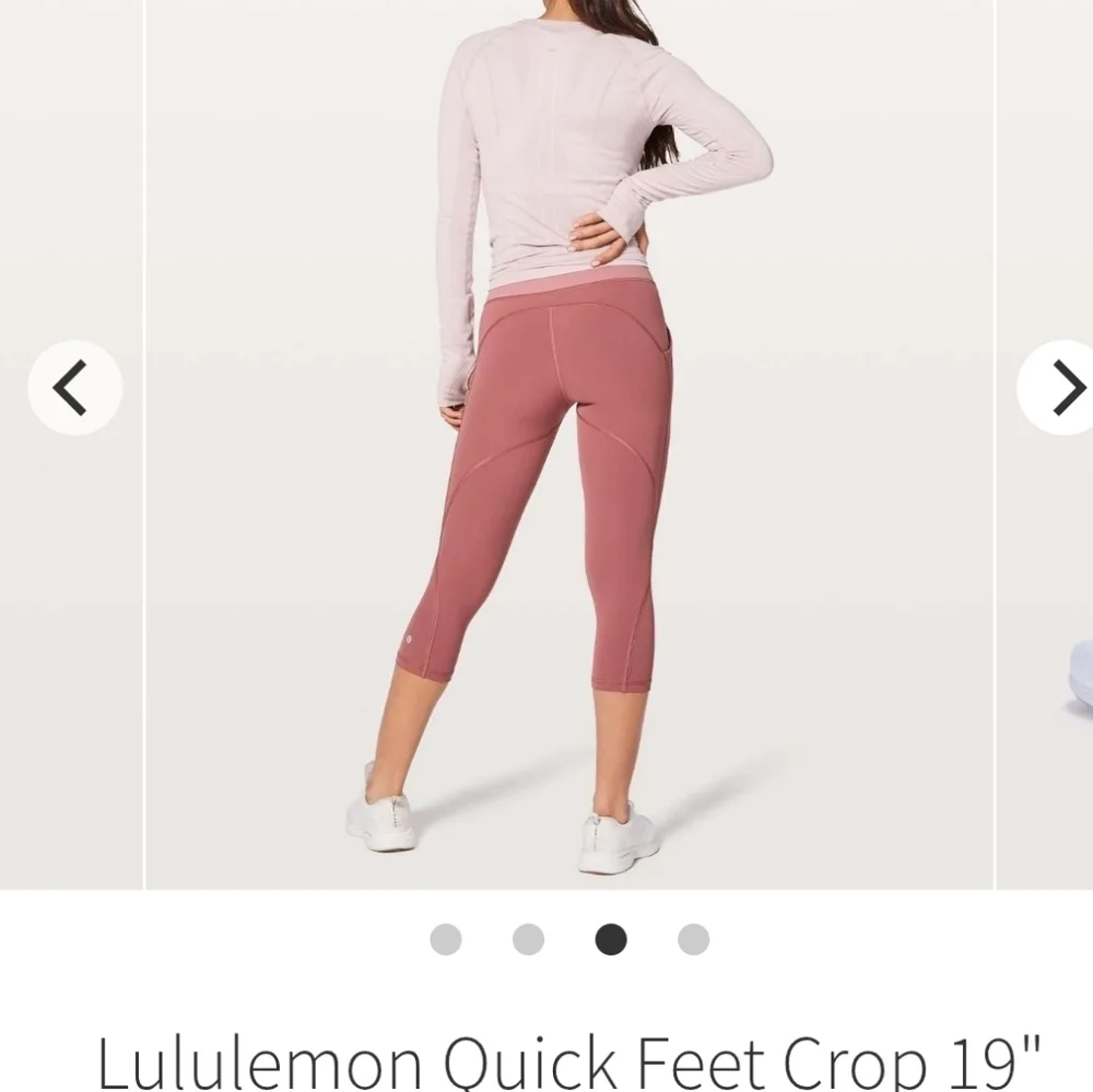 Lululemon Quick Feet Crop 19